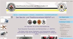 Desktop Screenshot of bdfwt.de
